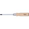 Screwdriver with wooden handle PZ1x80mm